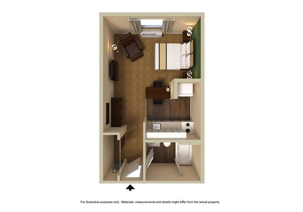 Extended Stay America Select Suites - Charlotte - University Place - E Mccullough Dr Habitación foto